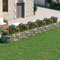 homiuse Lit SuréLevé à Gabion 600x100x50 CM Jardin Exterieur Mur en Gabion JardinièRe Claustra Exterieur Decoration Jardin pour Les Zones Commerciales Et RéSidentielles Pratique Et Beau Argenté