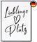 JOPRICO Spruch Poster, 50x70 cm, Wanddeko Wohnzimmer, Esszimmer, Küche, schwarz-weiß Bild Typografie ohne Rahmen, Wanbilder Wohnzimmer, Lieblingsplatz