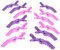 Haarklemmen Haarclips Friseur Clips Combi-Clip Friseur Abteilklammern krokodil aus Kunststoff, Professionelle Styling Haarklammern für Damen,Haarspangen Friseur 12Pcs,Kunststoff Haarklammer