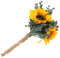 RORPOIR Simulierte Sonnenblume Hochzeit Künstliche Sonnenblume Blumenstrauß Hochzeit Romantischer Blumenstrauß Brautstrauß Hochzeitsstrauß Requisite Gefälschte für Dekoration Braut