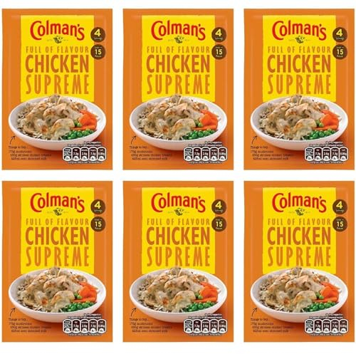 Chicken Sauce Bundle Containing Colman's Chicken Supreme Recipe Mix 38g (6 Pack)