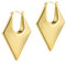 ALEXCRAFT Eckige Creolen Ohrringe Gold Damen 14K Dick Goldener Ohrringe Geschenk für Frauen Freundin Mama Mädchen