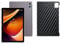 VacFun Lot de 2 Noir Fibre de Carbone Arrière Protection d'écran, compatibile con Acer one 10 2023 10.1 Tablet Back Film Protettivo (Non Vetro Temperato Protezioni Schermo)