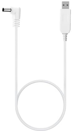 Ladekabel für Toniebox 5V auf 9V DC Weißes Booster Kabel USB Stecker auf DC Header Kompatibel mit Tonies Toniebox Lautsprechern 1.8M Ladegerät Ladekabel