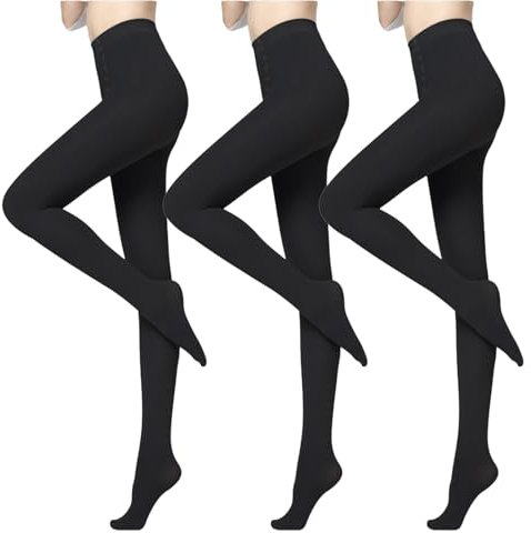 BDSHUNBF Collant Donna 80DEN - Calze Compressione Graduata Autoreggenti Elastiche Nere Coprenti