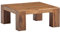 Woodkings Couchtisch Osbon | Sofatisch aus Akazie 90x90 cm | Massiver Holztisch Wohnzimmer Tisch | Rustikal Robust Pflegeleicht Quadratisch