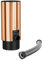 zbs24 Kupfer Regenwassersammler Design 100mm Set1 - Nachhaltigkeit und Desgin in Einem - inkl. 38cm Spiralschlauch und Regenfassanschlüssen
