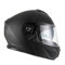 unik Casco Modular Abatible Moto Adultos Visera Solar Doble Policarbonato 2 Calotas Ventilación Frontal Trasera Cierre Micrométrico - Negro Mate, S