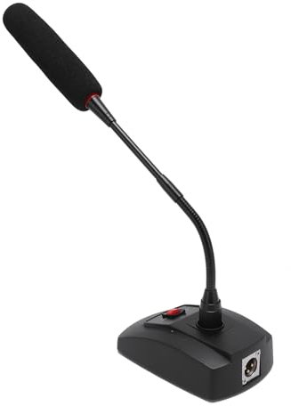 Microphone of the Condenser with Swan Neck, Xlr Podium Microphone Professional Sound Quality for the Conference to Meet