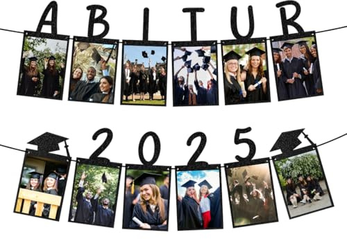 Abitur Fotogirlande, Abitur Deko, Girlande Abitur, ABI Banner, Abschluss Deko, Graduation Dekoration, Hängende Wanddekoration für Abschlussfeiern