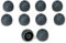 Shure EASFX1-10L Ultraweiche Silikon-Ohrpassstücke für SE Ohrhörer, Large, 10 St.