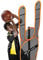 SKLZ D-Man Basketball Defensive Mannequin, Basketball Training, Verstellbare Höhe, Schwarz/Orange, 6.5ft to 8ft / 198cm to 244cm