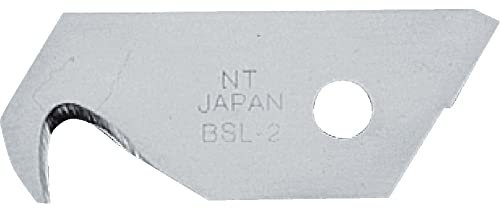 NT Cutter Lames à crochet robustes de 18 mm, 3 lames/paquet, 1 paquet (BSL-21P)