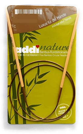 addi Natur-Rundstricknadeln, Bambus, 60 cm, 3,75 mm