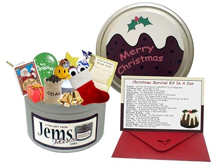 Survival Kit In A Can Christmas Secret Santa Stocking Filler Gift Set. Fun Xmas Present Idea