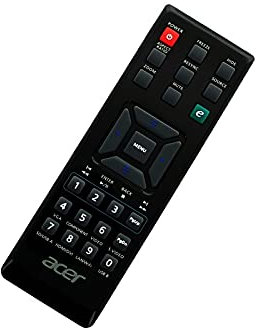 Acer VZ.JCQ00.001 IR Wireless Pulsanti Nero - Telecomando IR Wireless Pulsanti, Nero, Proiettore, Acer, Alcalino