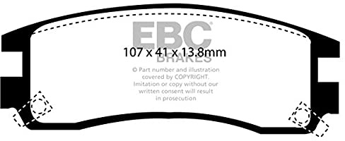 EBC Brakes DP1609 Blackstuff Brake Pads