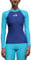 iQ-UV Sportshirt Damen Langarm Slim Fit Turq-Navy M – UV Shirt für Damen für Wasser & Sport – Rash Guard mit UV-Schutz – Langarm Sportshirt – Ideal zum Schnorcheln und Schwimmen
