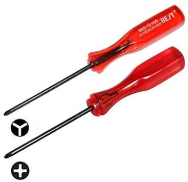 Cross Screwdriver & Tri Wing Y Triangular Screwdriver Screw Driver Repair Tool for Nintendo GBA GBA SP GBC Wii NDS NDSL Console.