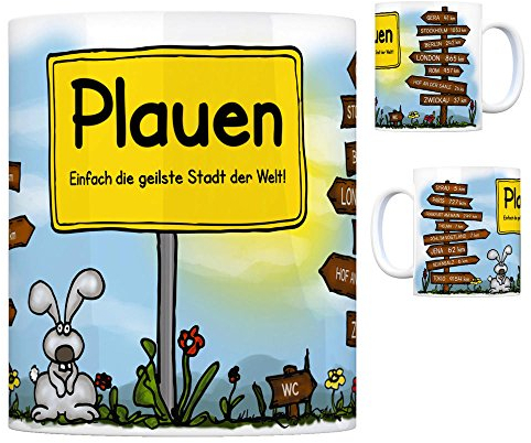 trendaffe - Plauen Vogtland - Einfach die geilste Stadt der Welt Kaffeebecher