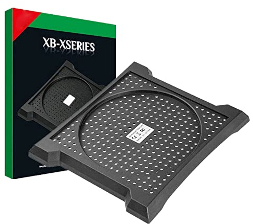 KlsyChry Vertical Cooling Stand for Xbox Series X Console, Base Vertical Xbox Series X Holder Stand -Black