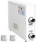 TGHY Elektrische Poolheizung 5,5kW 9kW 11kW 15kW Thermostat für Schwimmbad Spa Whirlpool 220V 380V Digitaler Elektrischer Durchlauferhitzer Oberirdische Einbau-Poolheizung,11kw,220V