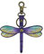 Anuschka Damen Echtledertasche Charm - Handbemaltes Material - Tranquil Pond