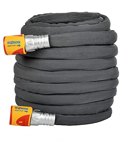 Hozelock 8125 3460 Tuffhoze Hybrid Hose 25 m 2 Connectors 1 Lance, Colourless, One Size