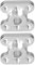 2Pcs Flansch Wellenkupplung Aluminiumlegierung 6mm D Loch Leichte Flanschkupplung Stecker Lagerbeschläge Motorstecker,Lagerwerkzeuge