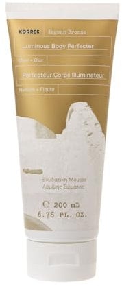 KORRES AEGEAN BRONZE Illuminating Bodymilk für strahlende Haut & Glow, mit luxuriöser Textur und angenehmen Sommerduft, vegan, 200 ml