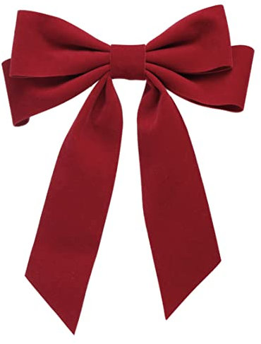 Pinces À Cheveux En Velours Pinces À Cheveux Nœud Pince À Cheveux Nœud Grand Ruban De Satin Épingles À Cheveux Nœud Barrette À Cheveux Pour Accessoires De Cheveux De Fête Rouge