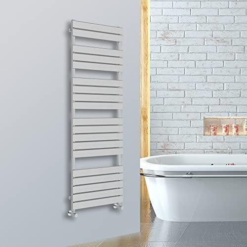 NRG 1800 x 600 mm Designer Flat Panel Heated Towel Rail Radiators Chrome Bathroom Radiator