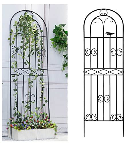 NOIRDA Rankgitter Rankhilfe Garten Mit Gitter, Wetterfest Garten-Spalier Zum Klettern Von Reben, DIY-Rankgerüst Kletterhilfe, Pflanzenstützen Für Gemüse, Rosen, Töpfe (Color : 1 Piece, Size : 180cm)