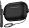 R-fun Schutzhülle kompatibel mit Apple Airpods Pro (2023/2022/2019, 2./1. Gen), (USB-C/Lightning-Kabel), Musik-Kopfhörer-Kopfhörer-Hülle mit Sicherheitsschloss und Reinigungsset,Schwarz
