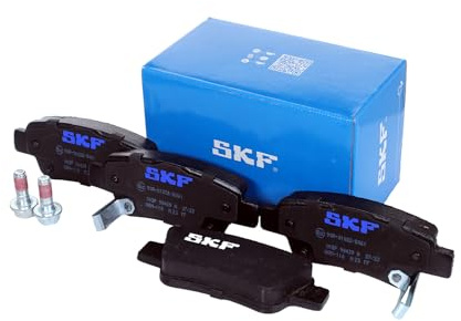 SKF Scheibenbremse Bremsbelag VKBP 90439 A - 4er Set - Position Hinterachse Höhe 77 mm Länge 134 mm Breite 83 mm Dicke 16,3 mm - OE Qualität