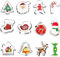 GUO-YING Juego de 12 Cortadores de Galletas Navidad,Moldes Galletas Navidad,Cortadores de Galletas NavideñAs Para Hornear Decoraciones de Pasteles
