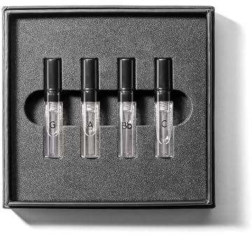 5 x GAMMON Black Notes Parfum Explorer-Set (4x2 ml) Herrenduft Parfum Duftset Probierset mit 20% Duftölanteil