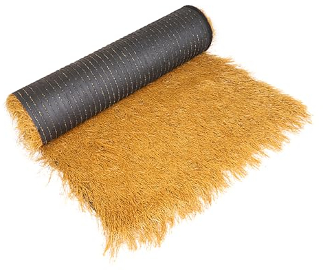 HAZEK Rotolo di Paglia Artificiale Tiki Bar Tetto di Paglia Tetto di Paglia Sintetico Spiaggia Festa Hawaiana, Decorazione del Recinto del Giardino E Decorazione del Bar(Size:1.6x6.5ft (0.5x2m))