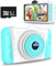 Kinderkamera,3.5”Digitalkamera Kinder,Geschenke für 3 4 5 6 8 7 9 10 11 Jahre Jungen und mädchen, 1080P HD Anti-Drop Fotoapparat Kinder Kamera für Geburtstagsgeschenk Weihnachten Spielzeug - Blau