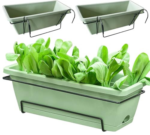 Peosaard Boîtes à Fleurs pour balustrades, Plante de Garde