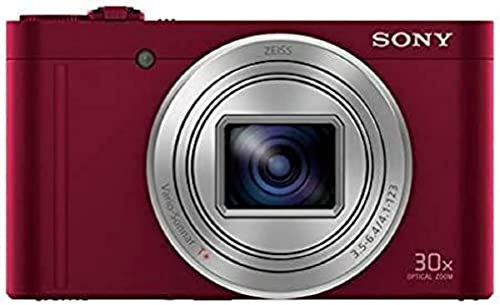 Sony Cyber-SHOT DSC-WX500 Red (Renewed)