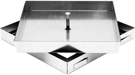 ALLINOX Chiusino Zincato Botola a Scomparsa Sigillo Porta Pavimento Leggero 10/Dc Da Riempimento (CM 43x43xH8)