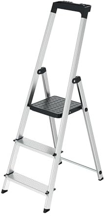 Escabeau aluminium 3 marches WERKA PRO