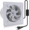 MEKOTRIN 6''/150mm Aspiratore Da Bagno, Estrattore Ventilazione Con Valvola Di Non Ritorno, Ventola Aspirazione Per Raffreddamento Di Case E Magazzini, Ventilazione, Circolazione Dell'Aria