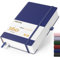 Smarpau A5 Notizbuch Liniert, Hardcover Leder Notizblock mit 360 Seiten zum Schreiben, 100gsm Papier, Dickes Journal für Frauen Männer Arbeit Büro Schule Reisen, 14.5 x 21cm- Marineblau