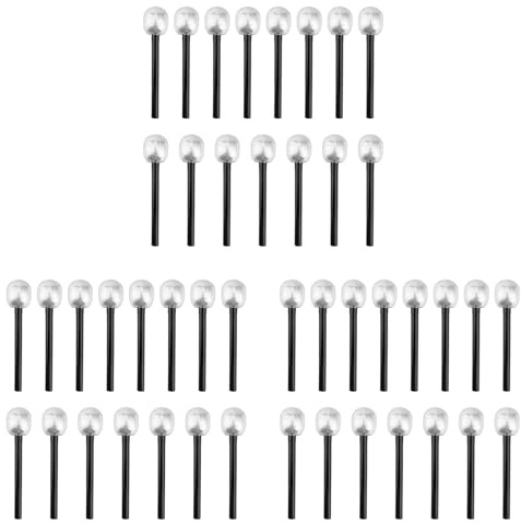 Rersduyt 45 Pack Toy Microphone Stage Mic Silver Glitter Microphone for Cosplay Stage Play Rock Star Prop Karaoke Theme Party