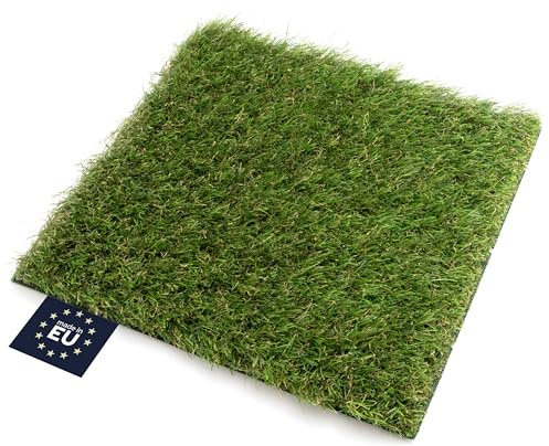 Primaflor Kunstrasen Cyprus 47mm | 2,00m x 1,00m | UV-stabil & wasserdurchlässig | weicher Rasenteppich | Outdoor Bodenbelag für Garten, Terrasse & Balkon | Tierfreundlich