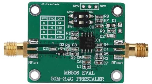 Getdoublerich Modulo Prescaler 2.4GHz, scheda PCB divisore di frequenza 64/128/256, circuito di elaborazione del segnale per DBS CATV per sistemi di comunicazione di ricezione satellitare