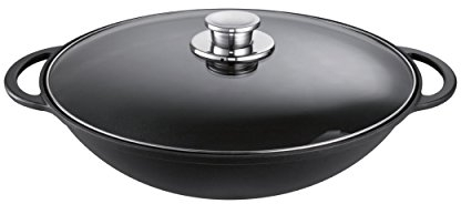 Schulte-Ufer 1662-36 s Wok Rustika 36 cm, schwarz
