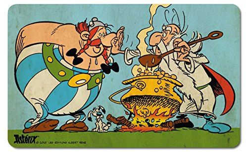 Logoshirt® Asterix I Obelix & Miraculix I Zaubertrank I Frühstücksbrettchen I Schneidebrett I 23x14cm I spülmaschinenfest & hitzebeständig I Lizenziertes Originaldesign